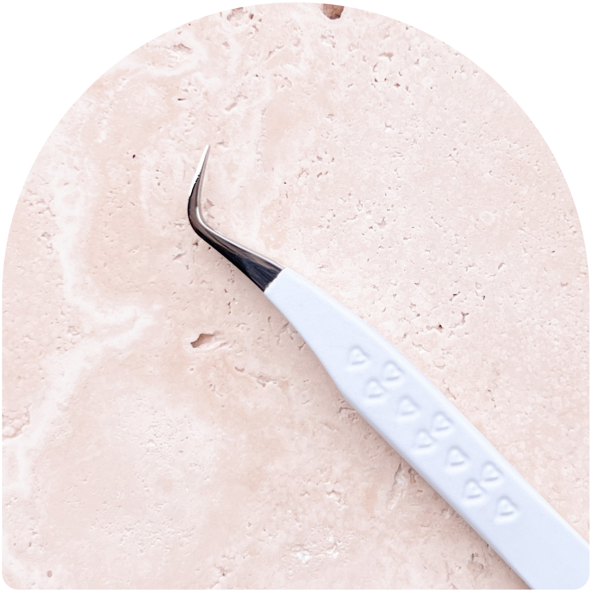 Jeanie J Curved Tweezer - Amore Collection