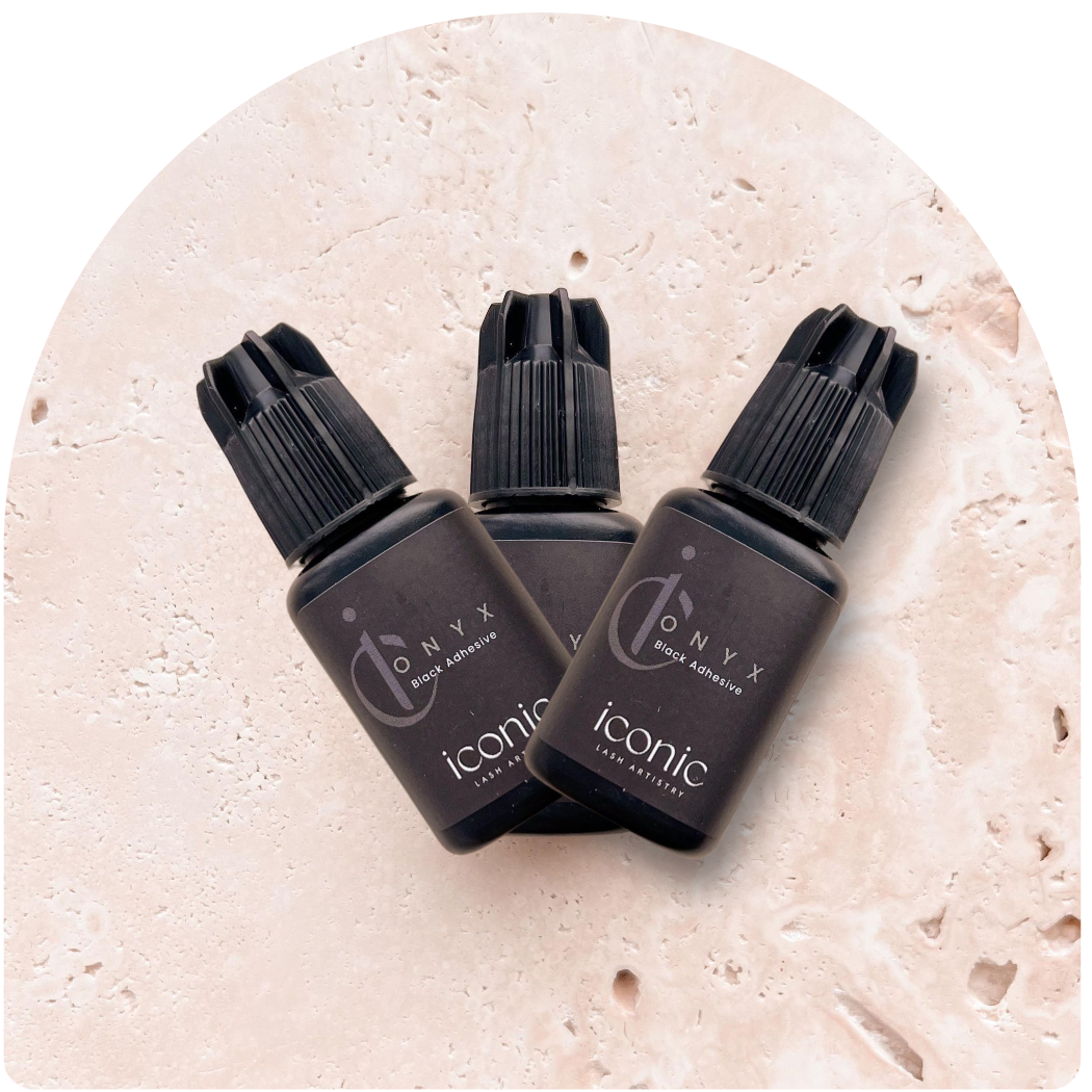 Onyx - Black Lash Adhesive (3 Pack)